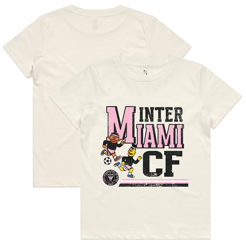 Youth Peace Collective x Sesame Street Cream Inter Miami CF Vintage T-Shirt - 第 1/3 張圖片