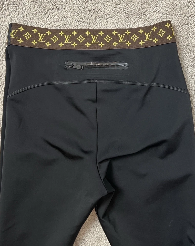 Черные брюки для подводного плавания Louis Vuitton с поясом LV FR36/US4 - Изображение 4 из 4