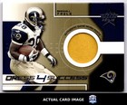 2000 Leaf Rookies & Stars #D4S-6C MARSHALL FAULK Rams HOF MEM #/300 EX-NM