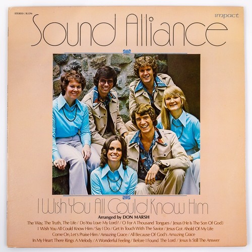 Sound Alliance I Wish You All Could Know Him Vinyl Record Album - Picture 1 of 4