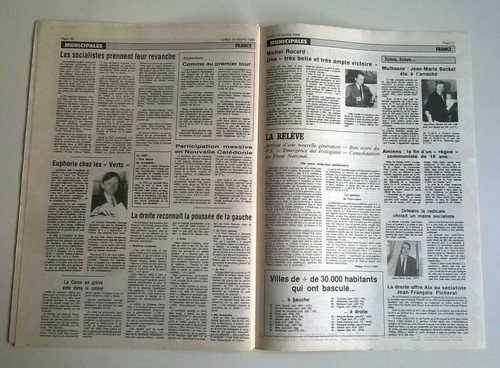 NORD ECLAIR du 20/03/1989 - Elections municipales : 2nd tour - Etat Collector - Imagen 10 de 12