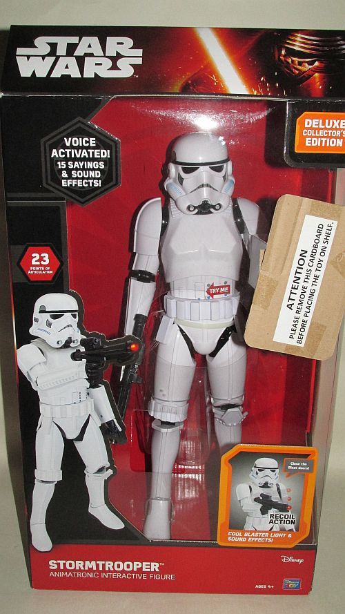 Star Wars Stormtrooper Figur mit Sound ca. 42 cm. Thinkway Toys 13433 NEU Star Wars Stormtrooper Figur mit Sound ca. 42 cm. Thinkway Toys 13433 NEU