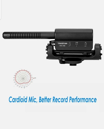 Takstar SGC-598 Escopeta Video Micrófono Cámara Entrevista Grabación Micrófono para DSLR - Imagen 4 de 7