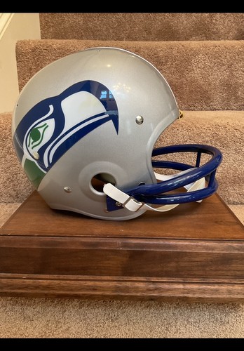 Seattle Seahawks Riddell Kra-Lite TK2 Suspension Football Helmet Steve Largent - Picture 1 of 14