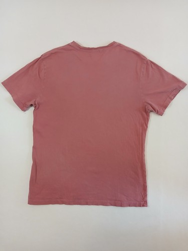 Levi Strauss T-shirt Men's M Graphic Print Sun & Eagle Logo w/Flaws Dusty Rose - Picture 5 of 8