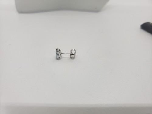 ARMONIE GIOIELLI ORECCHINI IN ORO BIANCO 18KT CON ACQUAMARINA E DIAMANTI (0582) - Imagen 5 de 11