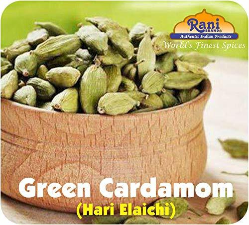Rani Green Cardamom Pods Spice (Hari Elachi) 24oz (1.5lbs) 680g PET Jar - Picture 4 of 4
