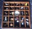 vintage 22 wood miniatures wall figurines trinket curio knick pewter burner ??