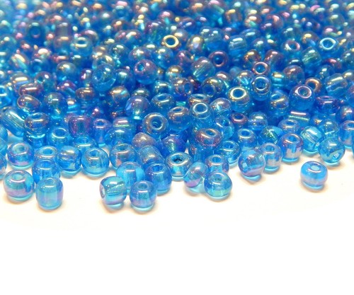 Perle Rocailles 4 mm perle di vetro 20 g - 100 g perle per gioielli Glass Seed Beads - Foto 114 di 131