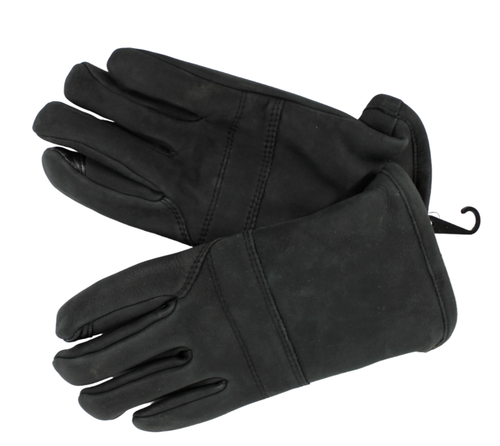 UGG MEN'S LEATHER GLOVES DISTRESSED BLACK NWT SIZE LARGE 17454