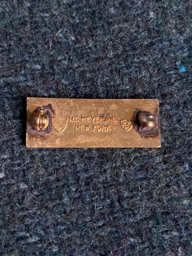 Original WW2 US Ejército Aaf 2nd Teniente Oro Rango Insignias X 2 Meyer Pin Back - Imagen 3 de 5