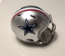 Dallas Cowboys 1976 2021-22 custom pocket pro helmet NFL USA stripe