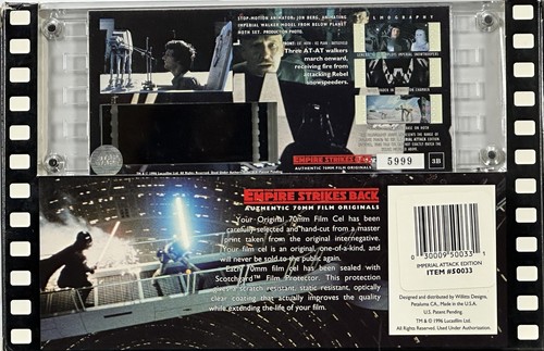 Empire Strikes Back 70mm Film Cell Imperial Attack Edition 5999 3B Kendal Ozzel - Foto 5 di 6