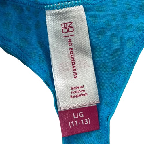 Mujer Junior Talla GRANDE Suave Inmersión Frontal Tanga Bragas Azul Estampado Animal - Imagen 5 de 8