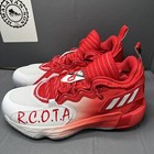 Adidas Dame 7 Extply Gv9869 Footwear White Scarlet Basketball Men Size 7.5 New