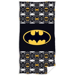 Détails Sur Batman Logo Serviette Bain Plage Noir 100 Cotton Enfants Garçons 140cm X 70cm