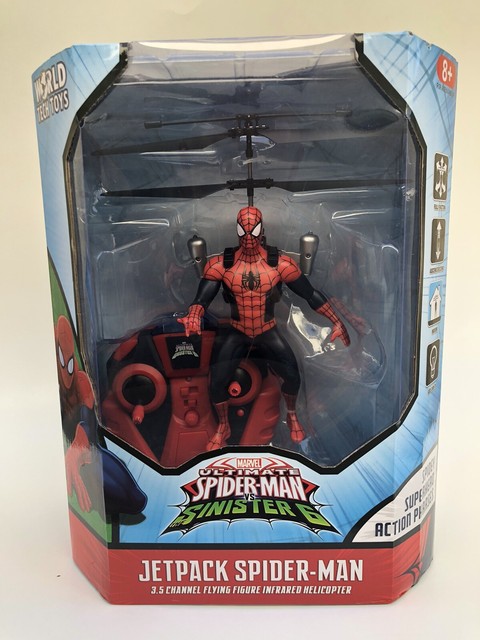 Marvel Spider-Man Flying Figure Hélicoptère