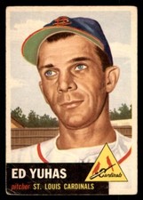 1953 Topps Baseball #70 Ed Yuhas GD *j1