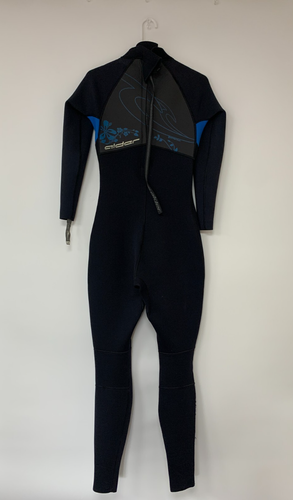 Alder Performance Full Length Wet Suit Long Sleeve Black/Blue Size 14 - Picture 6 of 15