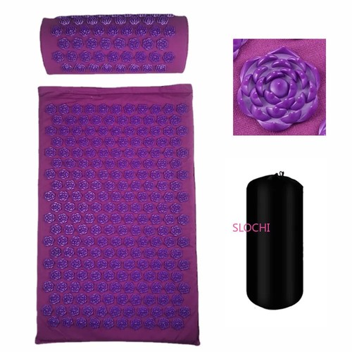 Massager Cushion Shakt Mat Massage Yoga Mat Acupressure Relieve Stress Back - Picture 37 of 45