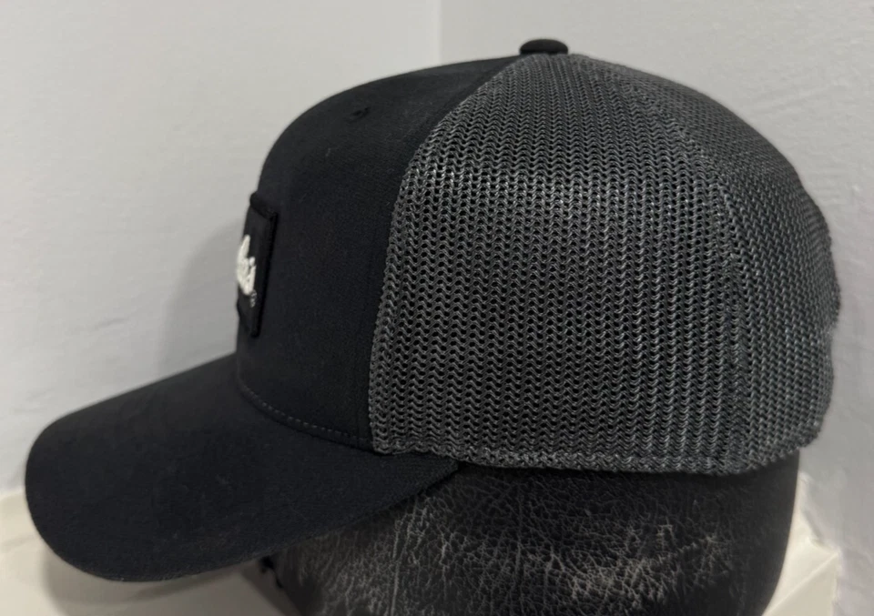 Sombrero de camionero Cabela's de malla Snapback negro/gris Foto 2 de 4