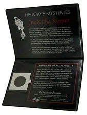 History's Mysteries:Jack the Ripper Coin of London Whitechapel COA & Album Inc.