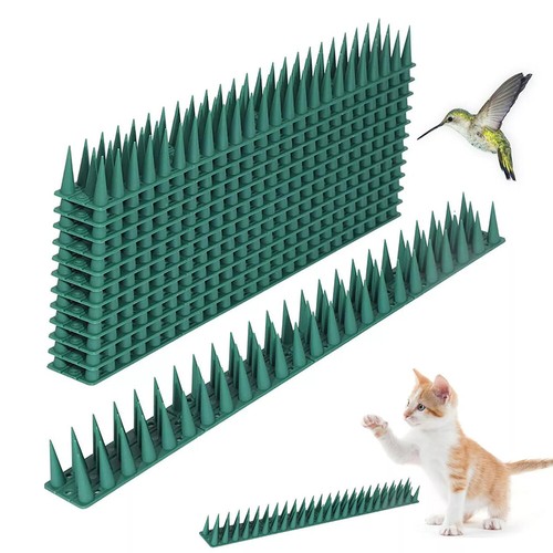 10m Bird Spikes Deterrent Anti Cat Human Possum Spiked Fence Mouse Pest Control - Picture 3 of 23