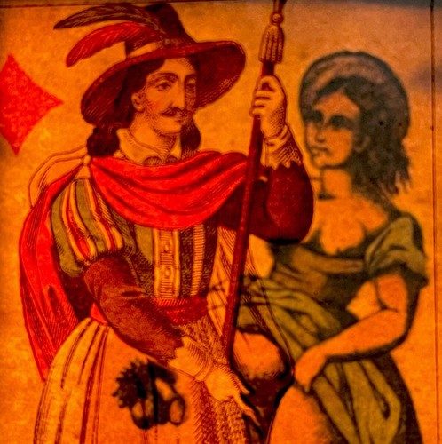 c1848 Historic Transparent Explicit Playing Cards Single Hidden Secret Image - Picture 8 of 24