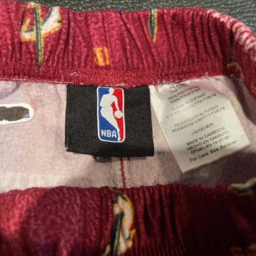 Boys Maroon Cleveland Cavaliers Pajama Pants - Size M (10-12) - Picture 2 of 2