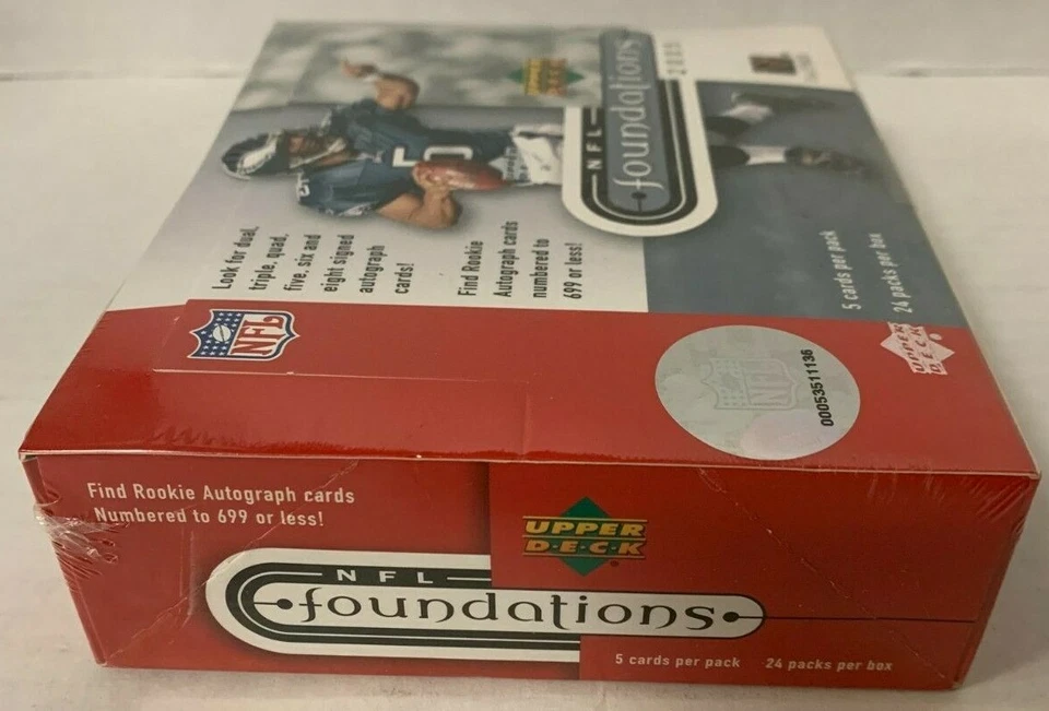 UPPER DECK FOUNDATIONS 2005 NFL FOOTBALL HOBBY BOX AARON RODGERS ROOKIE NEW  - Image 4 of 4