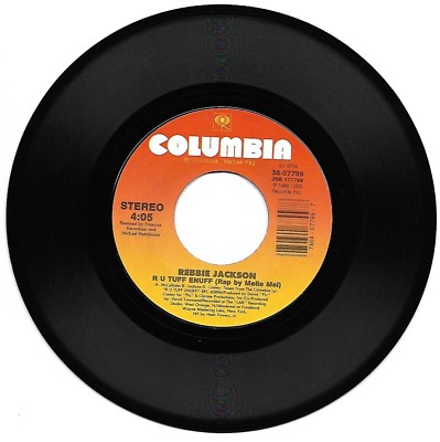 REBBIE JACKSON / R U TUFF ENUFF 2枚セット JACKSON Rebbie & Melle-Mel (R U Tuff Enuff) Columbia 38