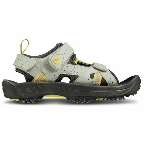 NEW! FootJoy [6] Medium GreenJoys Women Golf Sandals/Shoes 48444-Cloud/Yellow