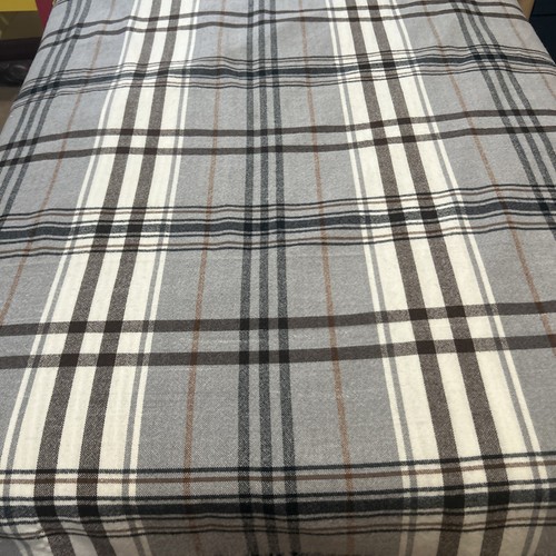 Ikea Hermine Throw Soft Wool Blend Blanket Couch Throw Beige Brown 48”x 70” - Picture 6 of 7