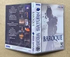 Replacement Case Only - Baroque - Sega Saturn US Variant