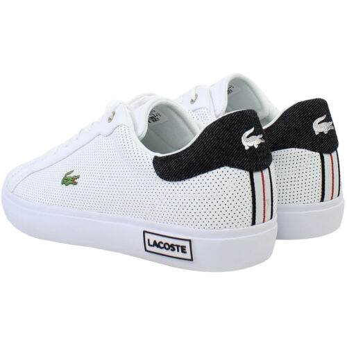 Lacoste PowerCourt 2.0 2231 Men's Trainers White & Grey/Black(UK 6-11) Brand New - Picture 9 of 10