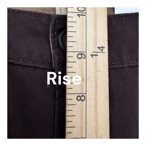 Levi Tab Twills by Levi Strauss & Co Brown Pant Size 16 Medium NEW w Tags - Picture 6 of 15