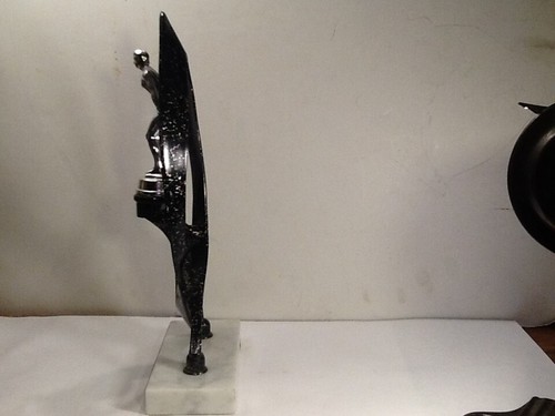 Vintage Swimming Trophy Lady swimming trophy Marble Base Over 30 years old #63 - Picture 1 of 6