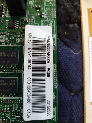 Samsung UN55J6200 ver TS01 Complete Repair Kit B3 - Picture 3 of 4