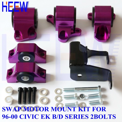 TORQUE BRACKET MOTOR MOUNT ENGINE FOR HONDA CIVIC 96-00 D16 B16 B18 EK 2BOLT P - Picture 2 of 4