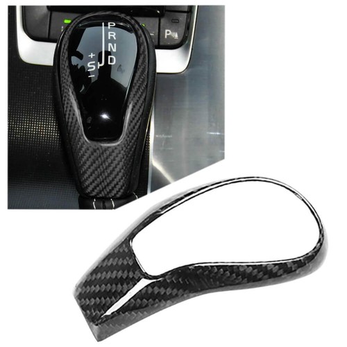 CARBON FIBER Schaltknauf Trimmabdeckung Für Volvo S60 V60 XC60 2013-2017 DE - Bild 2 von 15
