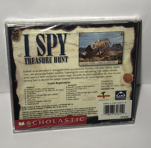 I Spy Treasure Hunt PC Game (New Sealed! ) Scholastic - Picture 2 of 4