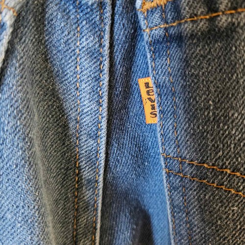 Vintage Orange Tab Levi’s Size 14 Slim Straight Leg - Picture 4 of 9