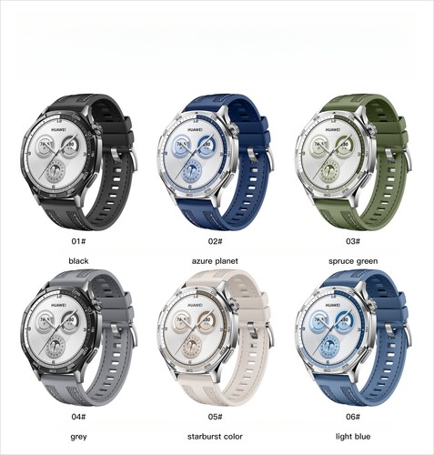 22mm Silicone Band Strap For HUAWEI WATCH GT5 Pro 46mm Sports Wristbands GT4 GT3 - Picture 3 of 21