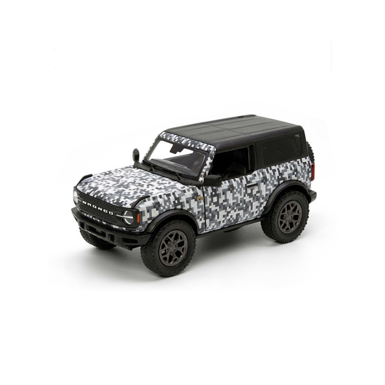 5445DA 2022 BY KINSMART Ford Bronco Hard Top 1:34 Scale Diecast  Camo (NO BOX)