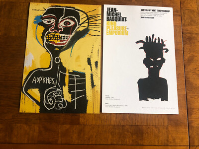 Jean-Michel Basquiat Cabeza & Untitled PROMO SMALL Double Sided