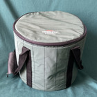 Rival Crock Pot Insulated Carrier Zip Up Bag Handles Round Green