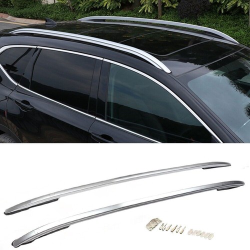 2Pcs Silver Roof Rail Racks Side Rail Bar Holder Fits for Honda CRV CR-V 2023 - Imagen 1 de 8