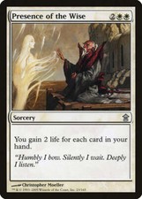 Presence of the Wise [Saviors of Kamigawa] Magic MTG
