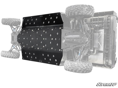 SuperATV Heavy Duty Full Skid Plate for Polaris Ranger Midsize 570 Crew - Picture 2 of 3