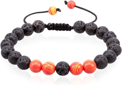 8 mm Angst ätherisches Öl Diffusor Lava Armbänder für Depression-Stressabbau - Bild 18 von 57